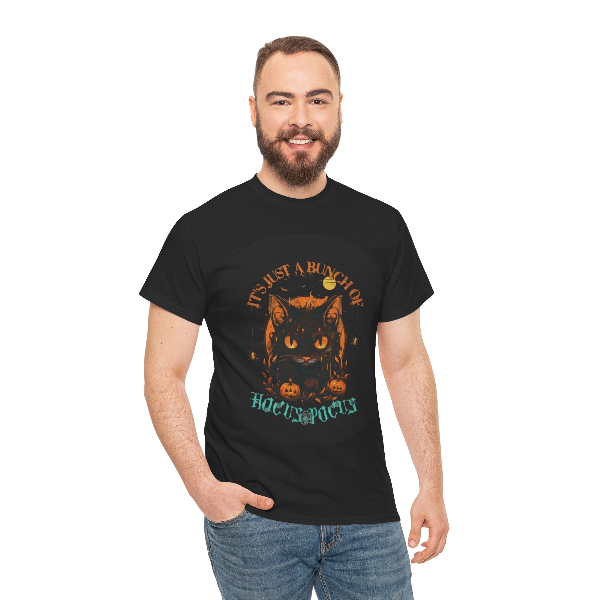 Spooky CAT HOCUS POCUS Halloween Tee